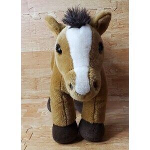 Brown Horse White Blaze 18” Plush Build A Bear Standing